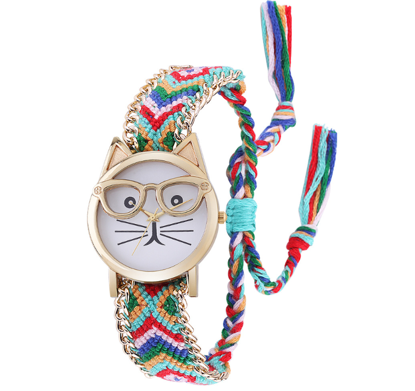 Cat Face Fashion Watch