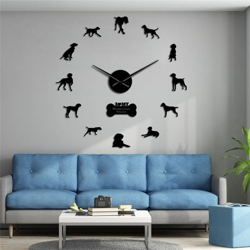 DIY French Bulldog Wall Clock
