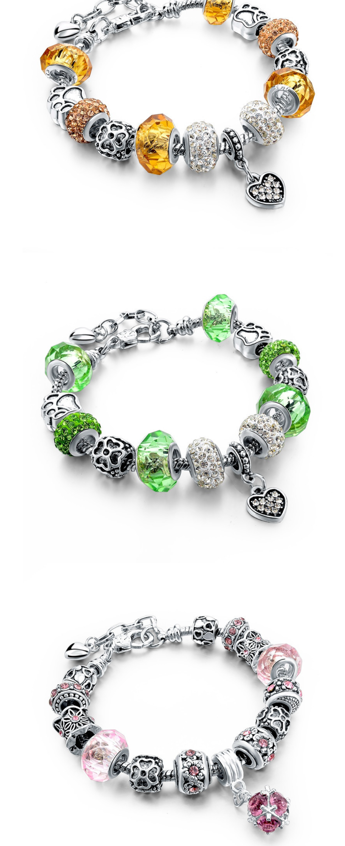 Crystal Beaded Bracelet