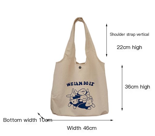 Eco-Friendly Letter Shopping Bag Red