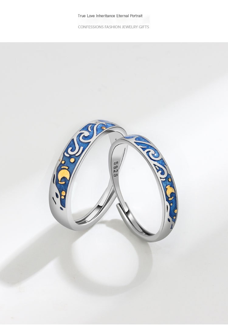 Elegant Silver Rings for Him and Her