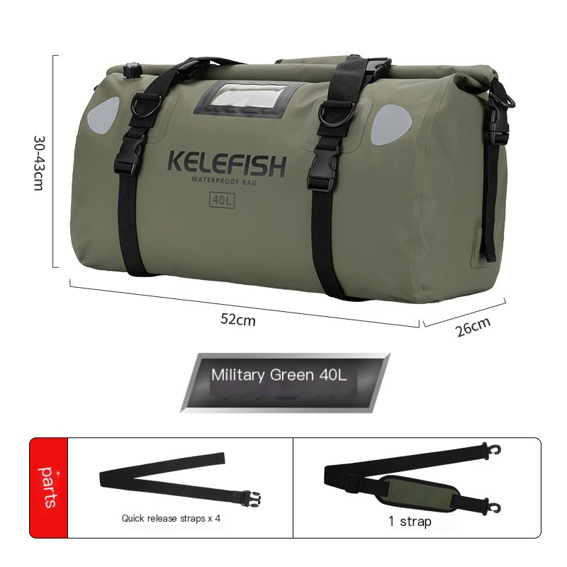 Motorcycle Rear Seat Bag 7