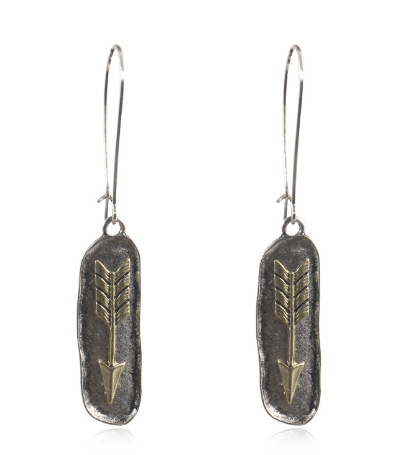 Bohemian Drop Earrings in Gu Qing