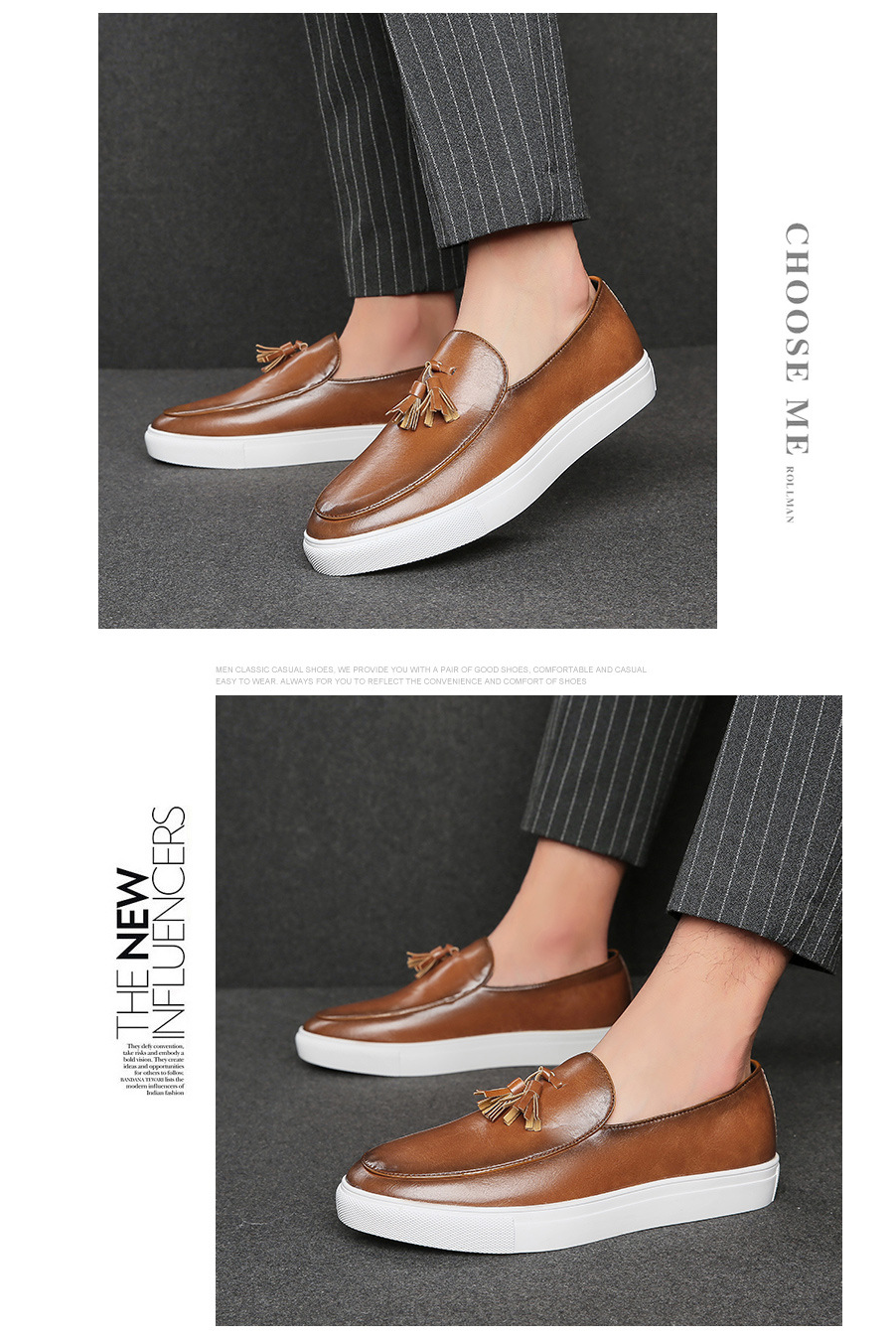 Korean Loafers in Brown