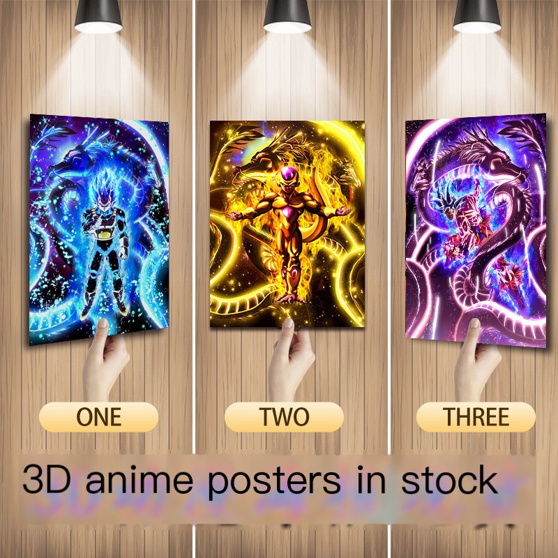 3D Anime Poster
