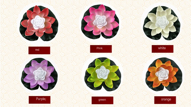 Colorful LED Lotus Lamp