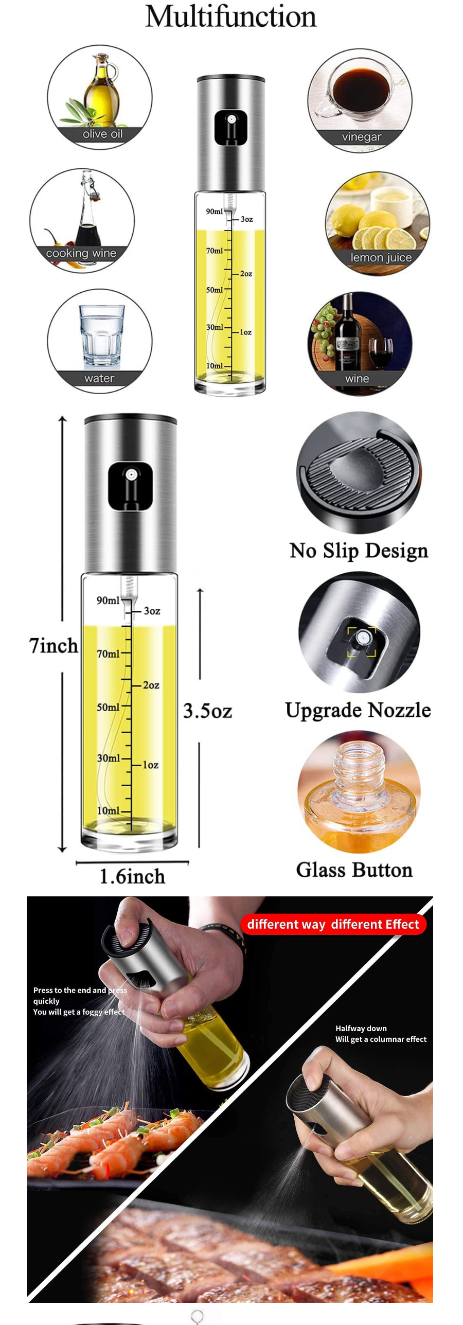 Oil Spray Bottle Set Image 2