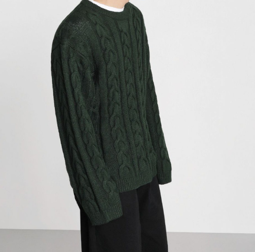 Korean Style Men Knitwear Top Image 5