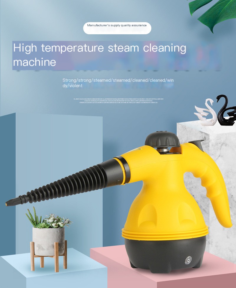 Steam Cleaner in Action