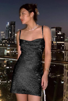 Sparkly Camisole and Bodycon Skirt Set Image 2