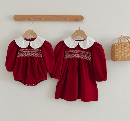 Romper Rubi Red Dress