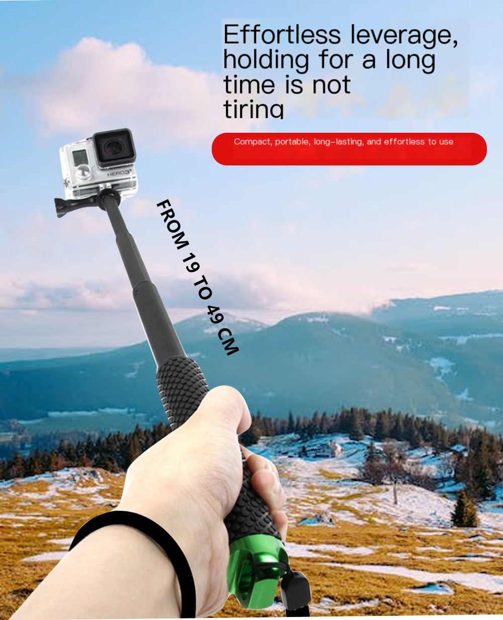 Selfie Stick in Action