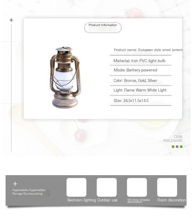 Retro Lantern in use