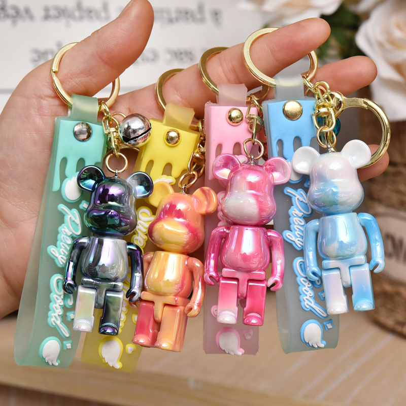 Colorful Bear Keychain