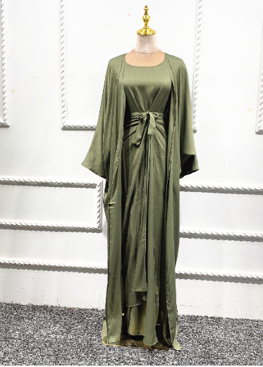 3Pcs Abaya Set Image 5