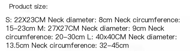 Inflatable Pet Collar Blue