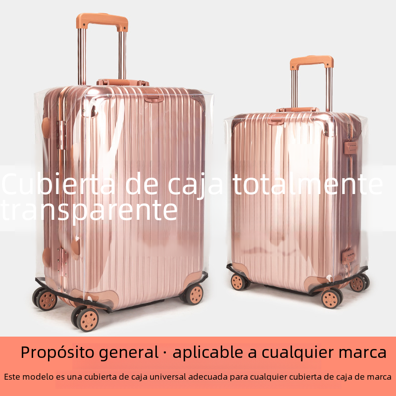 PVC transparent luggage case protective cover suitcase trolley case cover sports dust cover cross-border wholesale generation image