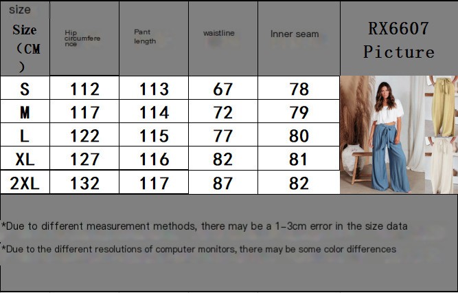 Wide-leg pants model