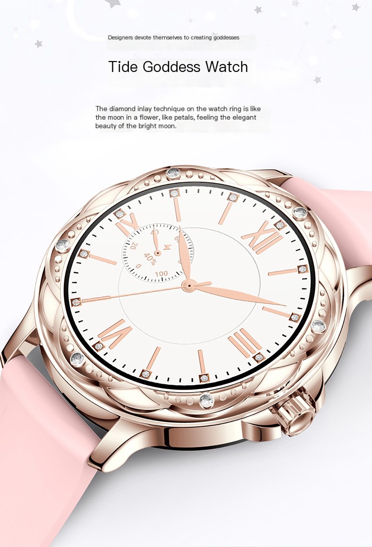 Vista trasera del reloj inteligente CF12