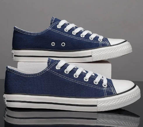 Retro Canvas Sneakers Image 6