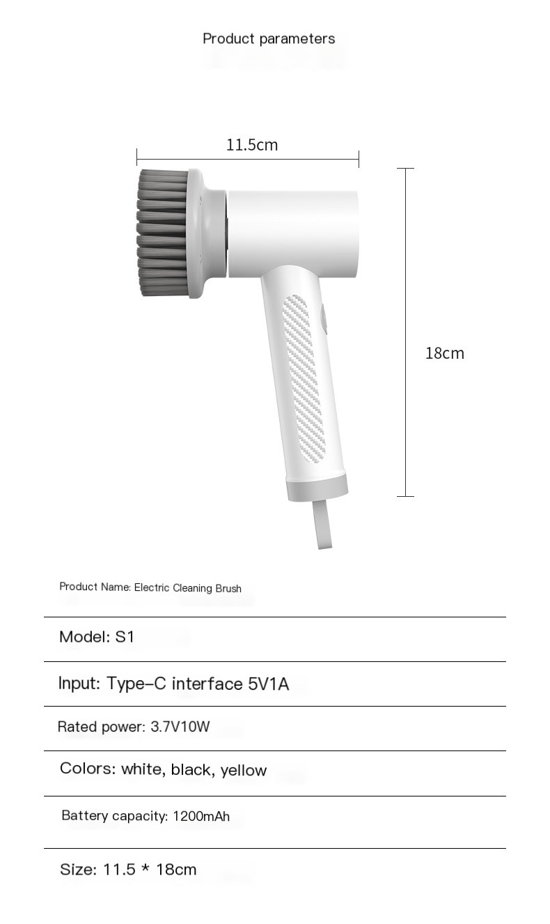 Handheld Electric Cleaning Brush