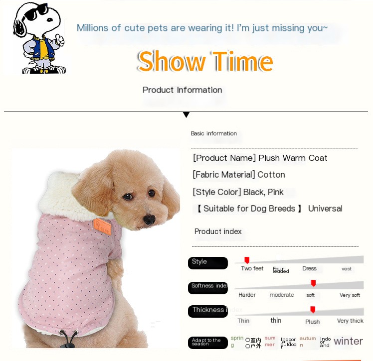 Pet Clothing Black