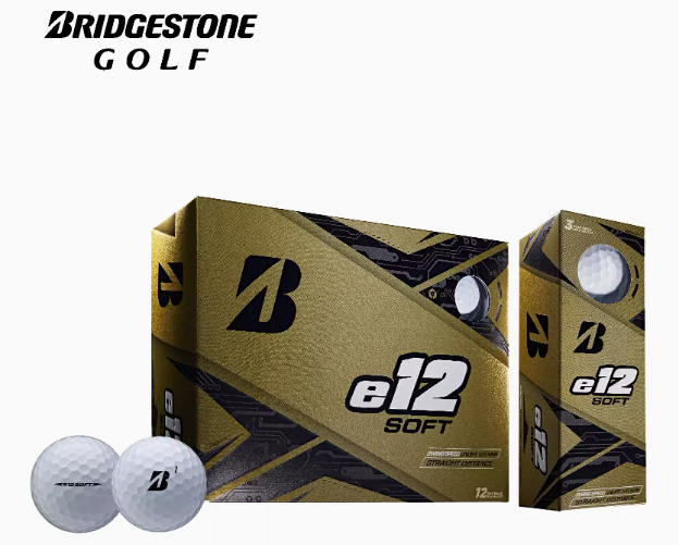 E12 Soft Golf Balls, White, 12 Pack image