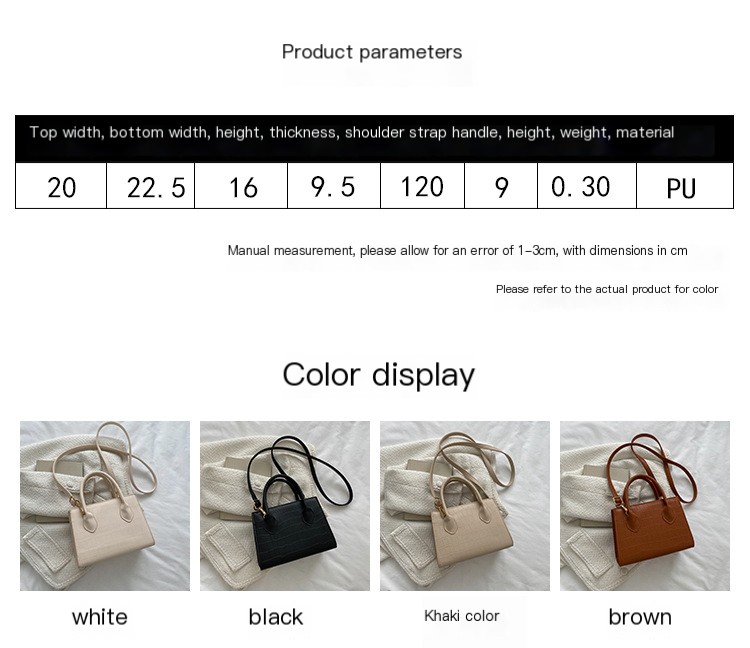 Crocodile Texture Bag