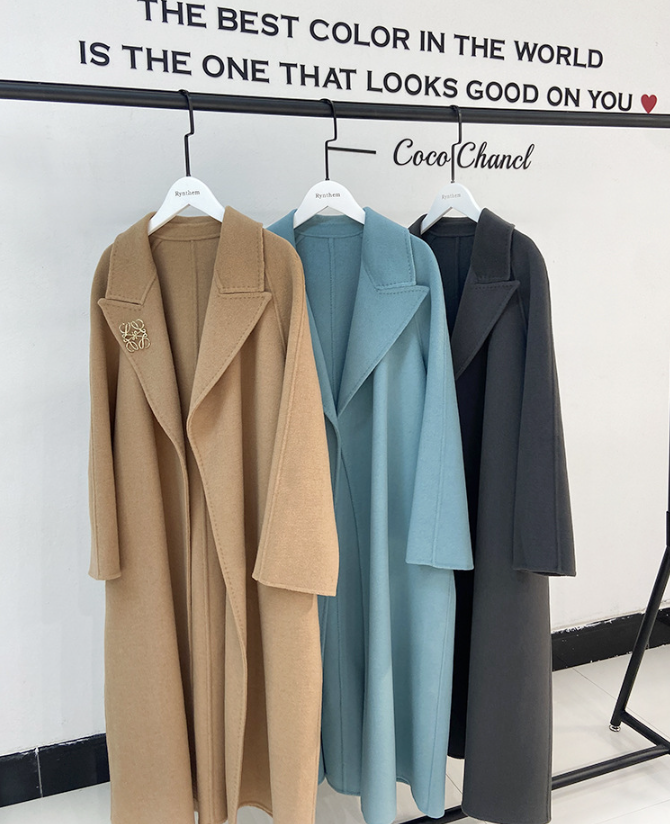 Double-sided Cashmere Coat Suit