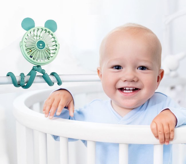 Compact Baby Stroller Fan