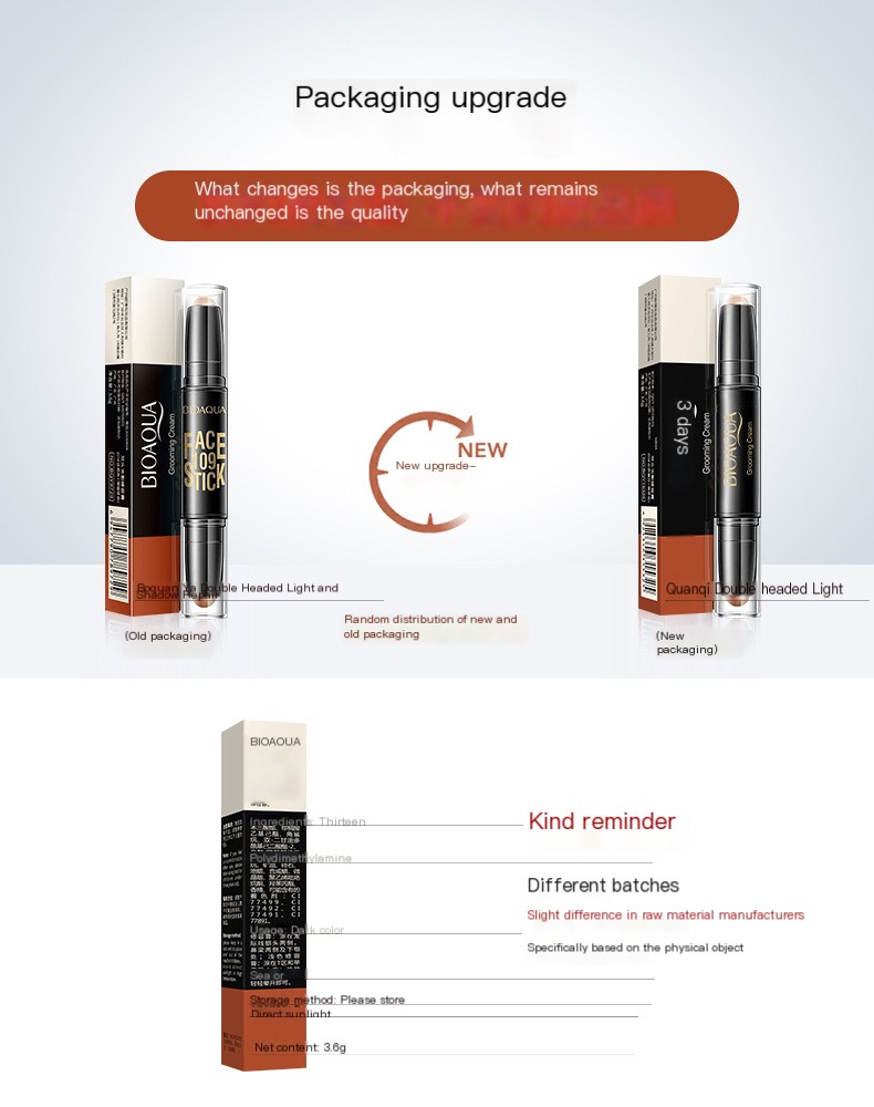 BIOAQUA Dual-Head Contour and Highlight Stick