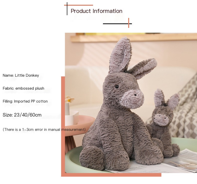 Soft Plush Donkey