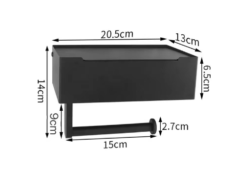 Porta Papel Higiênico Sara in use