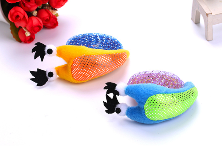 Snail Cat Toy - Blue