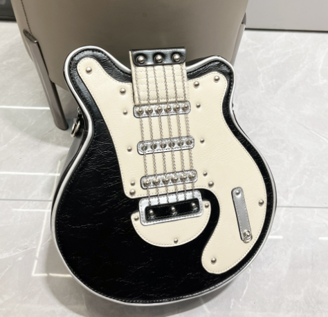 Guitar Shaped Bag Black
