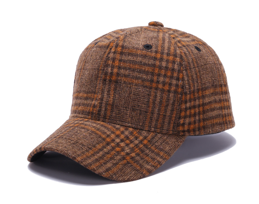 Checkered Gray Cap