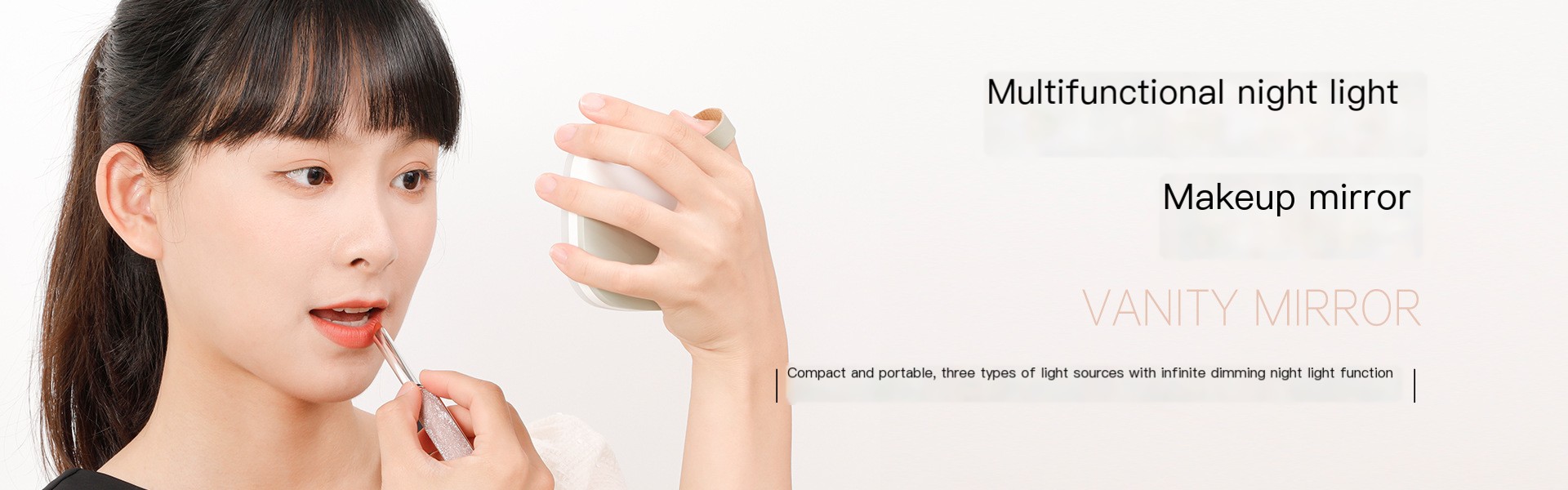 Portable Pocket Makeup Mirror - Green