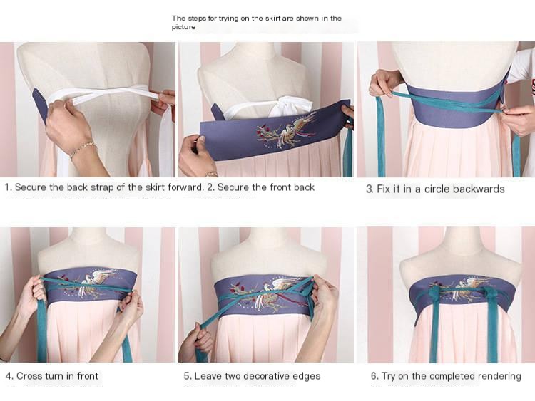 Large Size Women's Han Chinese Clothing Super Fairy Slimming Plump Girls Chest-high Dress Chinese Traditional Han Clothing Suit Ancient Costume