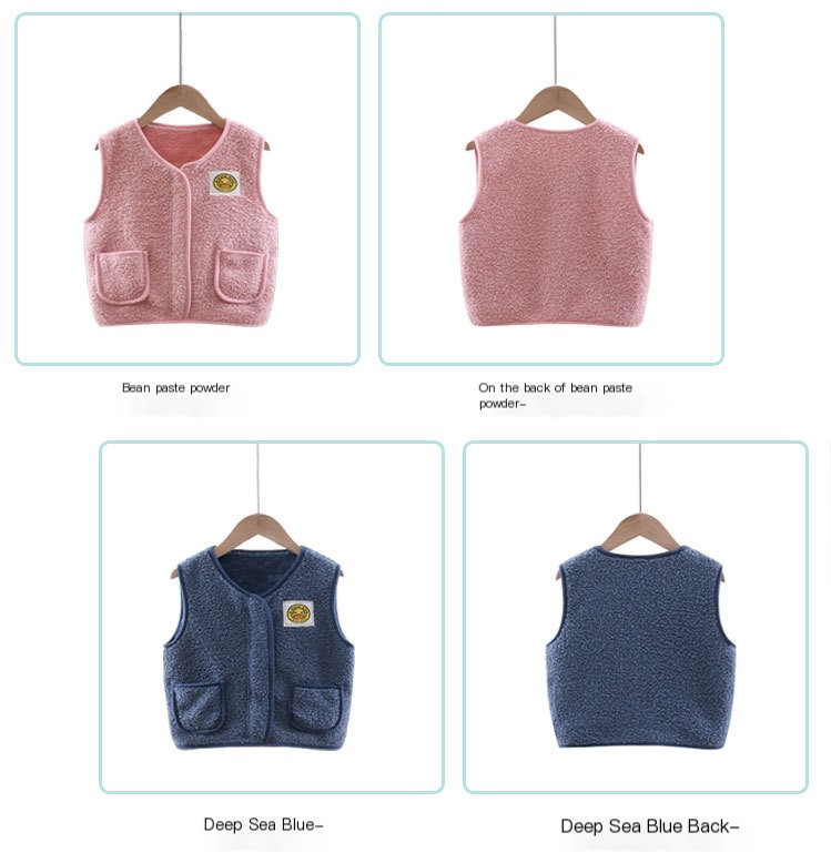 Little Yellow Duck Teddy Fleece Vest 5
