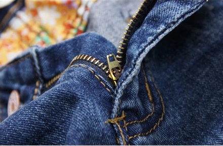 Denim Shorts Image 4