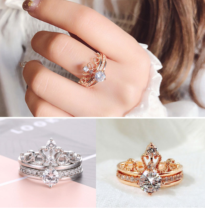 Crown Ring - Rose Gold