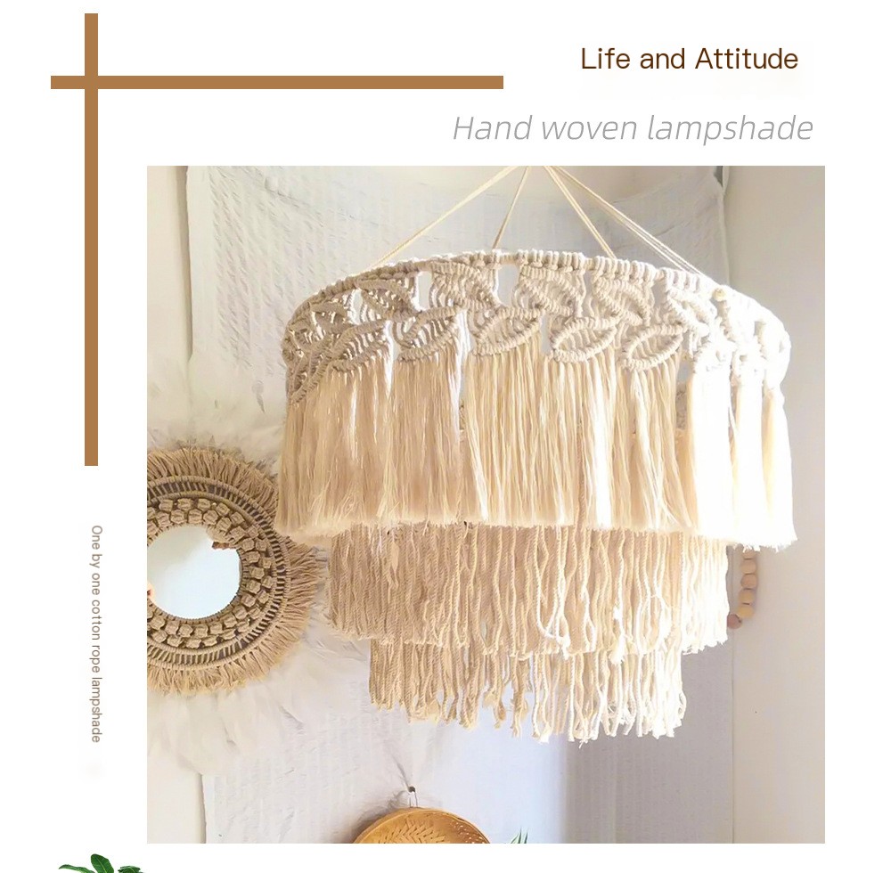 Macrame Hanging Lamp Image 10