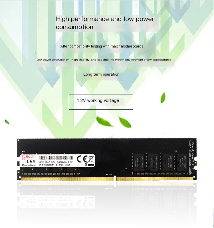 PUSKILL DDR4 Memory Installation