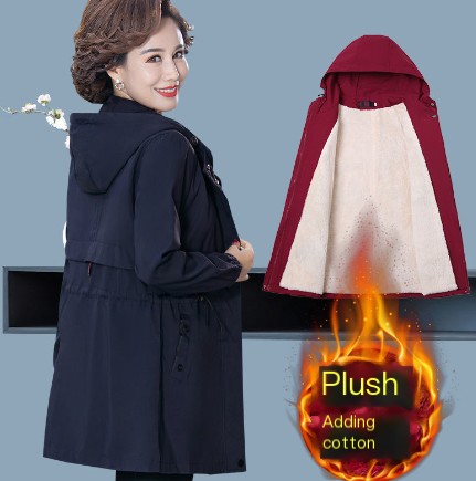 Mid-Length Warm Coat Image 4