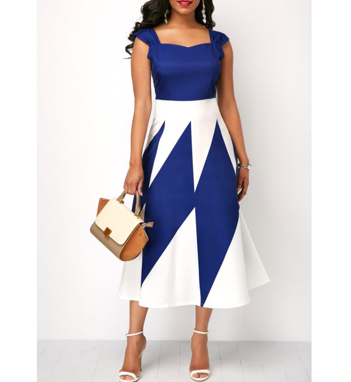 Elegant Blue Dress