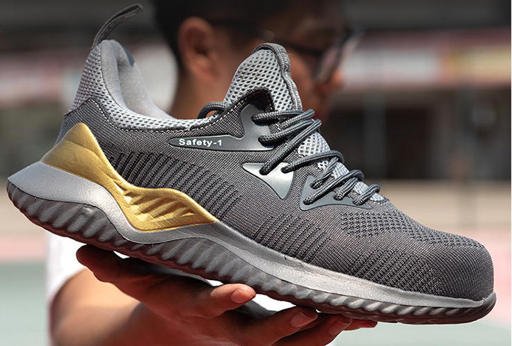 Men's Running Shoes - Steel Toe
