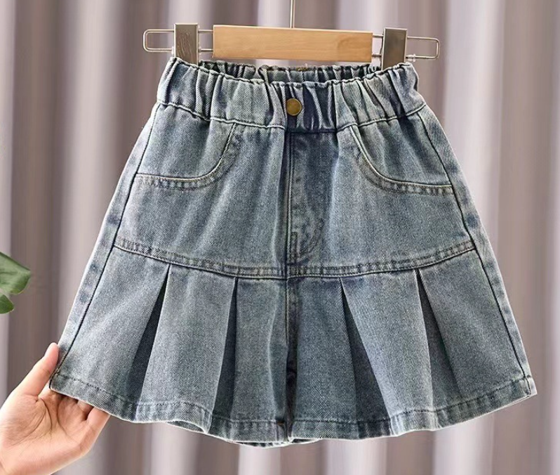 Girls Denim Skirt Image 2