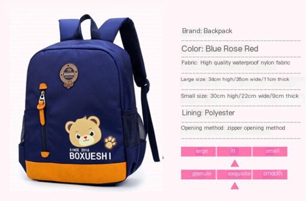 Niedlicher Bären-Kinder-Rucksack