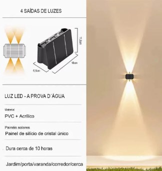 Solar LED Wall Light Image 2