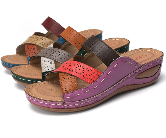 Cross Strap Sandals Image 1